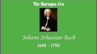 Life of Bach and His Arioso