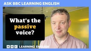 Using Passive Voice