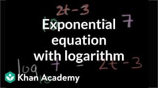 Logarithms and Exponential Equations