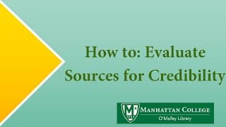 Is This Source Credible?