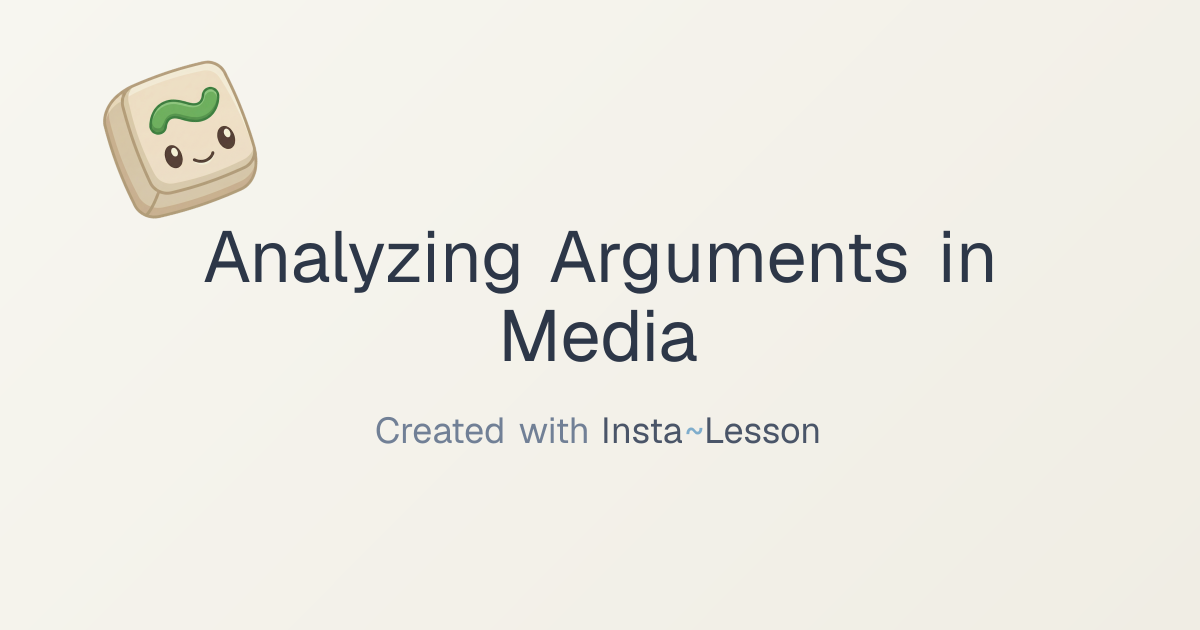 Analyze Structure, Determine Point of View, and Evaluate Arguments in ...