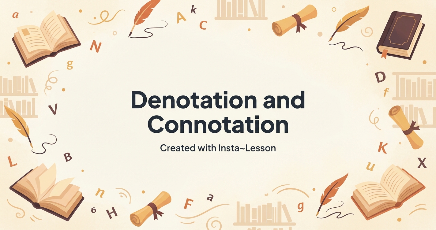 Denotation And Connotation Lesson Plan for Grade 7th Grade | Free ELA ...