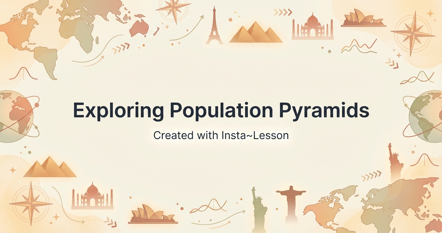 Exploring Population Pyramids Lesson Plan for Grade 10th Grade | Free ...