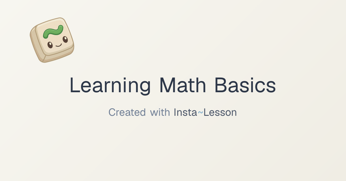 How to learn math Lesson Plan for Grade 4 | Free Educational Lesson