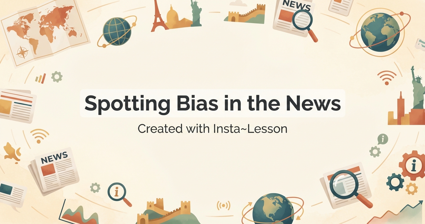Spotting Bias In The News Lesson Plan for Grade 12th Grade | Free ...