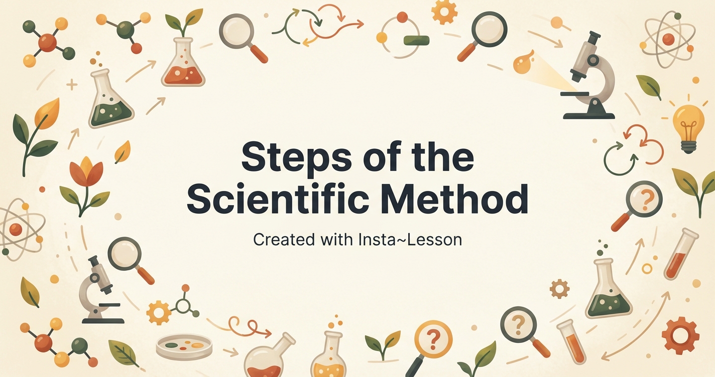 Steps Of The Scientific Method Lesson Plan for Grade 5 | Free Science ...